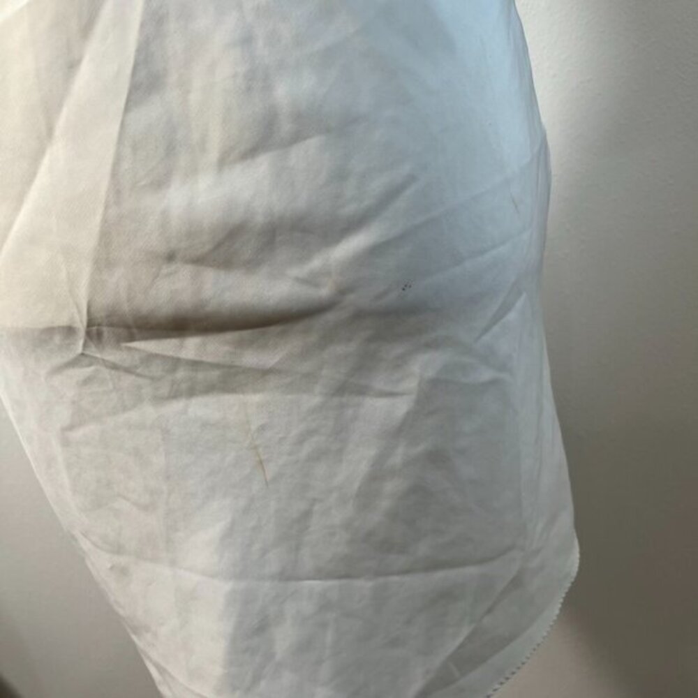 Vintage 90s Victoria's Secret Gold Label Off White Mini Slip Dress‎ Womens M - Picture 4 of 7